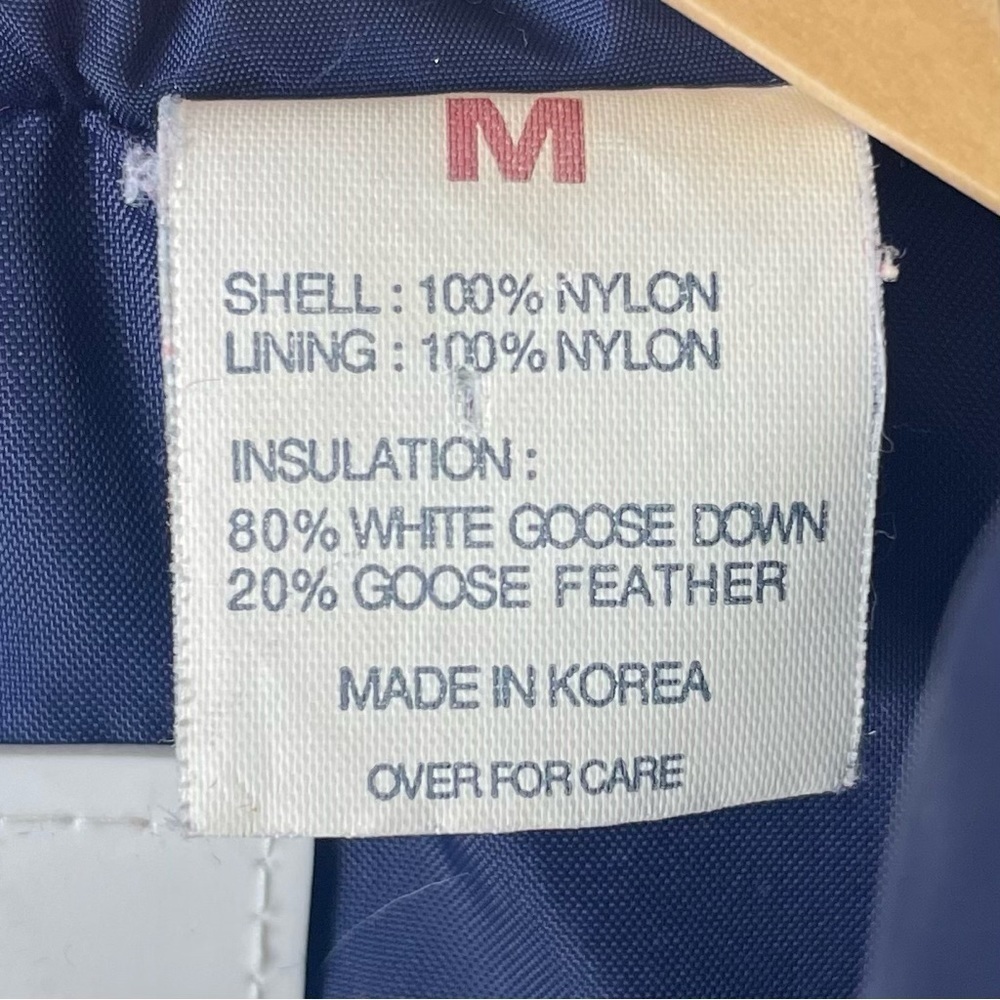 Abercrombie Goose Down Feather Puffer Vest Blue Size Medium - Picture 8 of 11